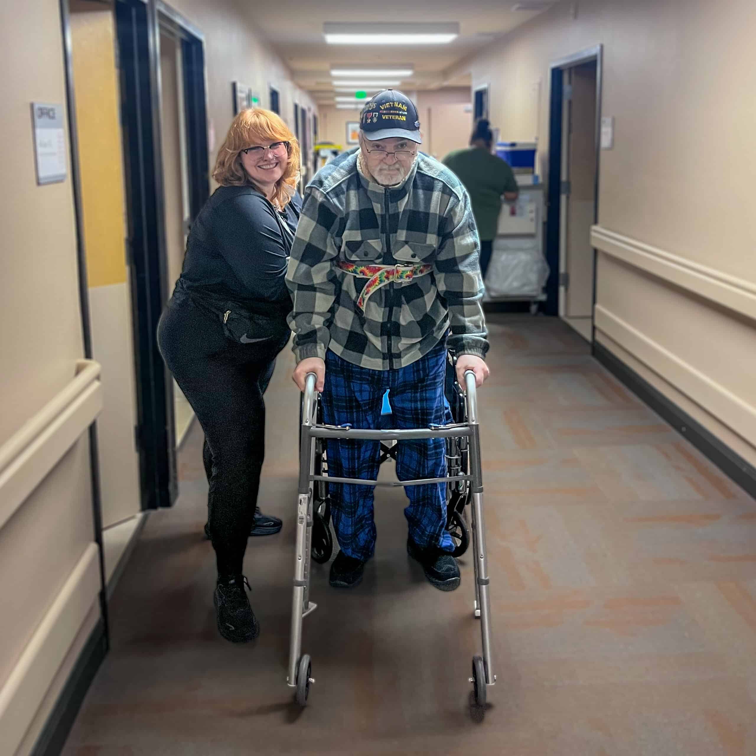 Back on His Feet and Back at the Table