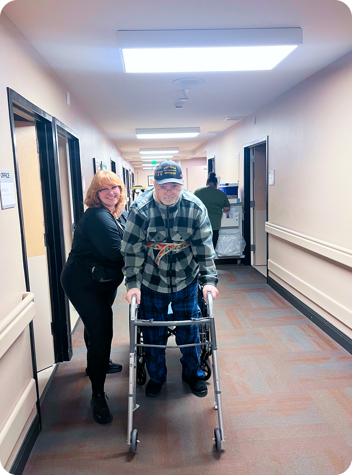 Back on His Feet and Back at the Table: Jerry’s Progress in Rehab